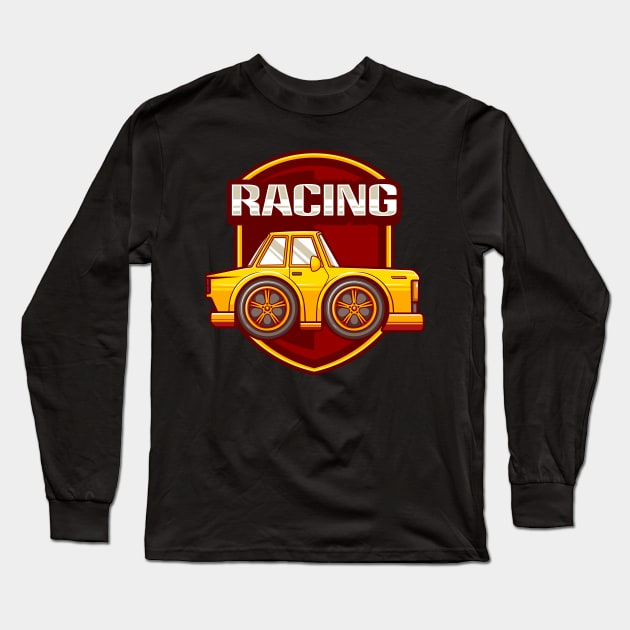 Mini Car Racing Long Sleeve T-Shirt by Harrisaputra